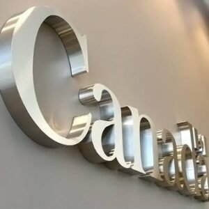 Stainless Steel Letter Sign by AR PRINTERS & ENGINEERS Lahore