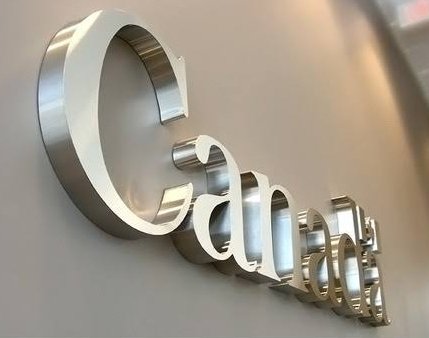 Stainless Steel Letter Sign Stainless Steel Letter Sign by AR PRINTERS & ENGINEERS Lahore